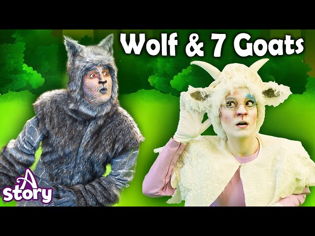 Wolf and the Seven Little Goats | English Fairy Tales & Kids Stories