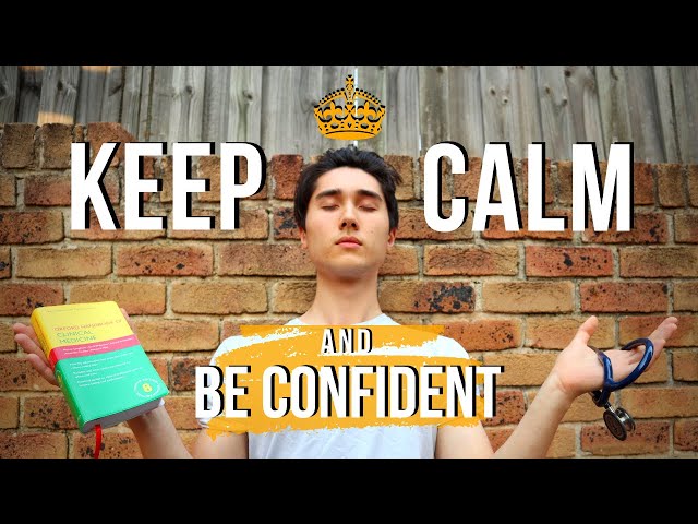 Medicine Interviews - How To STAY CALM And Be Confident