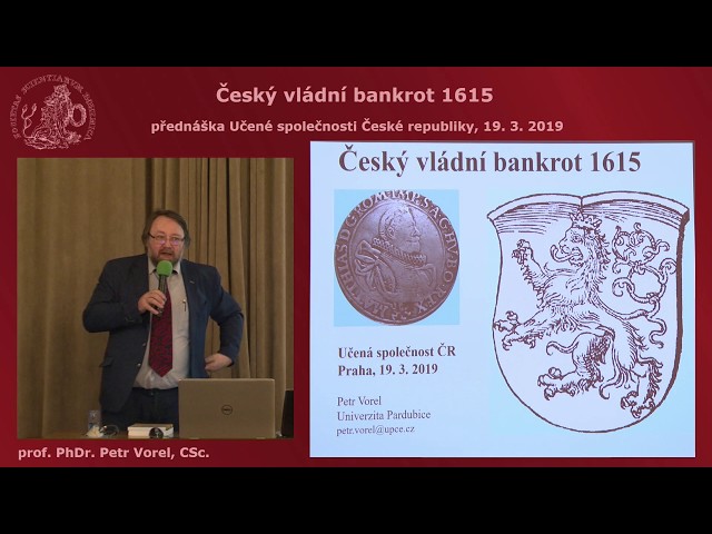 Petr Vorel: Český vládní bankrot 1615