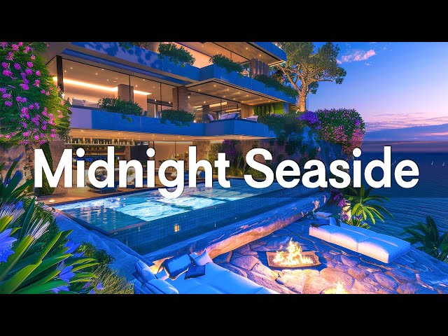 Midnight Seaside Smooth Jazz Calm🍹 Relaxing Jazz Melodies in Soft Waves