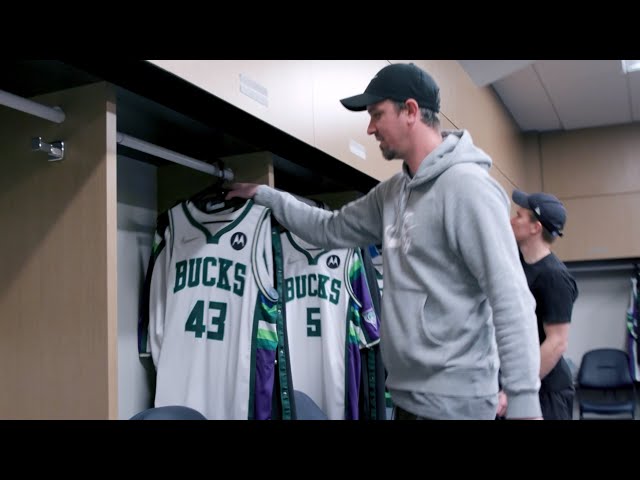 Gameday Delivered: Bucks Equipment Managers All-Access | Behind-The-Scenes NBA Locker room Setup