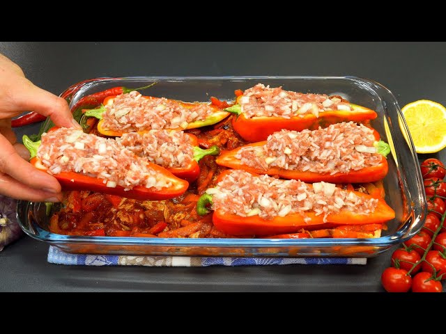 I learned this recipe from guests from Spain! 😍 Incredibly delicious pepper recipe!