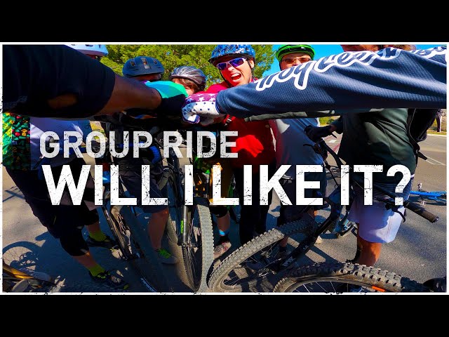 WILL I LIKE THIS BIG GROUP RIDE? Intermediate mountain biking group ride at Santiago Oaks.