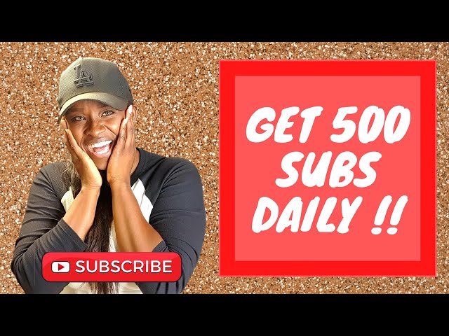 How i get 500 subscribers everyday on Youtube. | African Youtuber