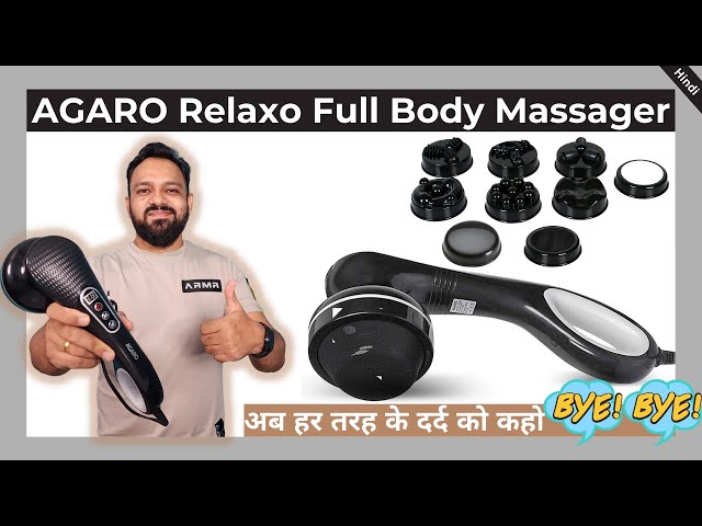 Agaro Relaxo Electric handheld full body massager | best body massager machine | body massager