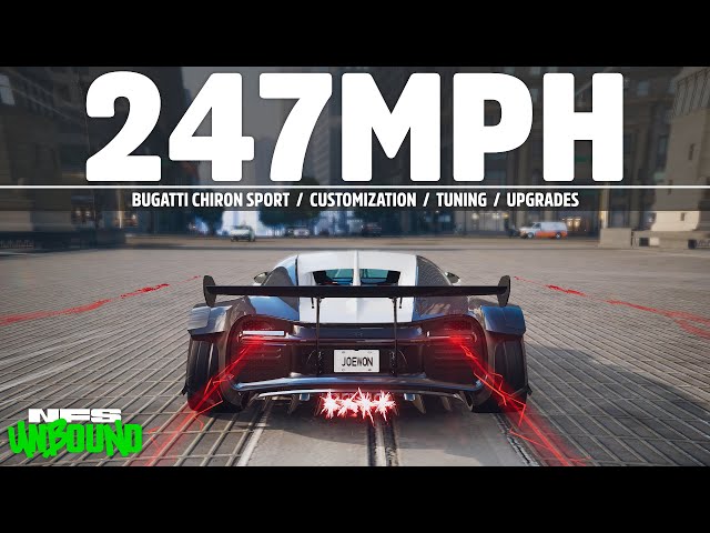 Need For Speed Unbound - 247MPH!! FASTEST CAR IN THE GAME (With Customization and Tuning)