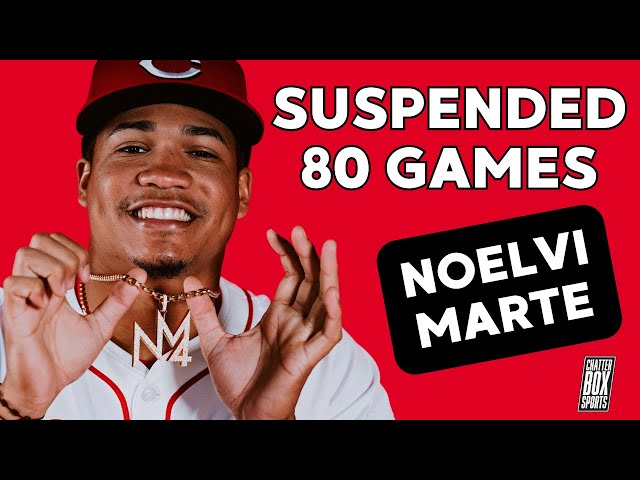 Noelvi Marte Suspended for 80 Games by MLB for PED Violation | Cincinnati Reds Instant Reaction