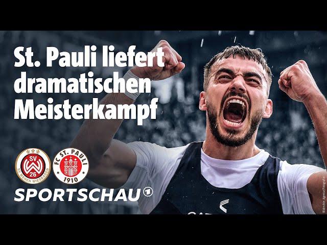 SV Wehen Wiesbaden - FC St. Pauli Highlights 2. Bundesliga, 34. Spieltag | Sportschau Fußball