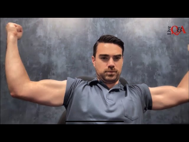 Ben Shapiro Hits the Gym and Flexes His Biceps