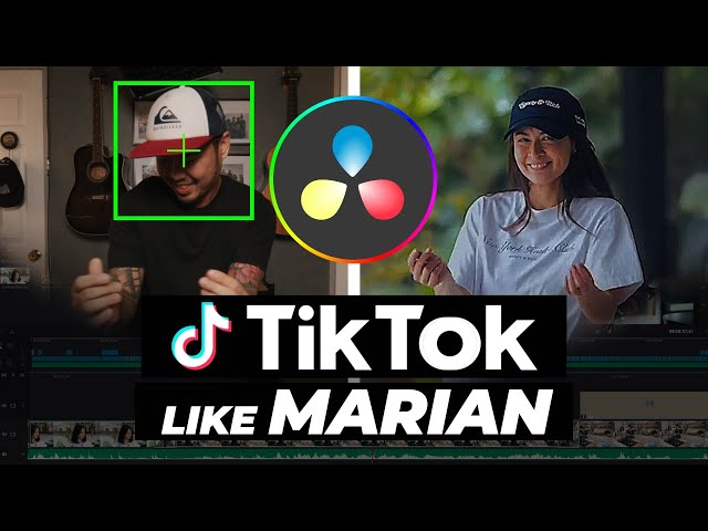 TIKTOK Like Marian | Davinci Resolve | Face Tracking Tutorial