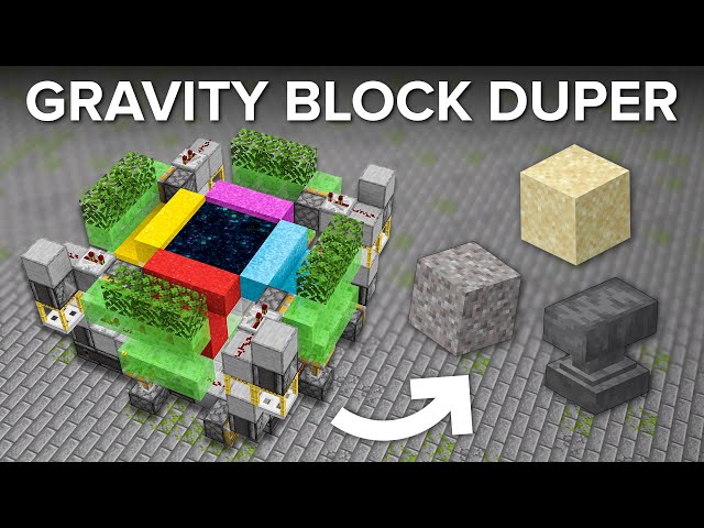 Minecraft Any Gravity Block Duper - 72k Per Hour!