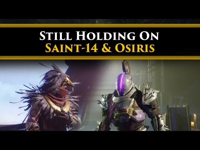 Title: Destiny 2 Lore - Saint-14 is still holding out hope for Osiris. Is Osiris Alive?