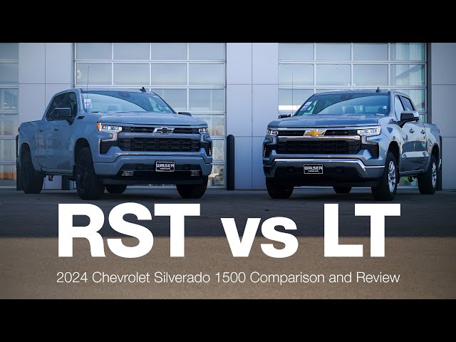 2024 Chevrolet Silverado 1500 Model Comparison | RST vs. LT