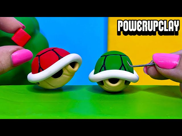 Making Koopa Shells from Super Mario | Polymer Clay