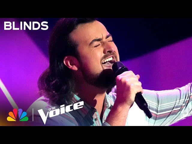 Alex Graham Sings "She Had Me at Heads Carolina" with Country Drawl | The Voice Blind Auditions
