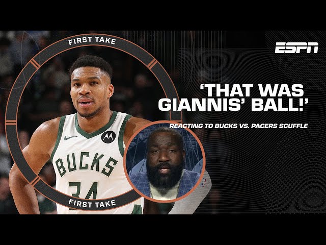 'Giannis DESERVED that ball!' - Perk on confusion over Pacers vs. Bucks game ball | First Take