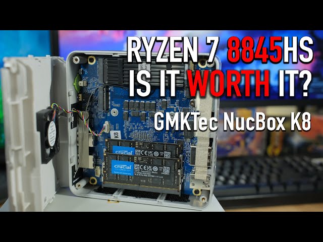 Ryzen 7 8745HS Benchmarks! GMKTec NucBox K8 Mini PC Review: 32GB DDR5, 1TB M.2, AI Stuff