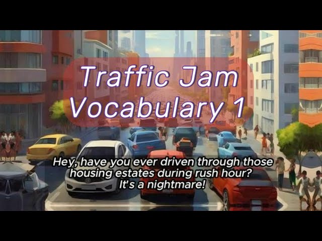 Traffic English Vocabulary 1
