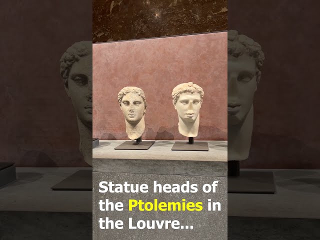 Heads of the Ptolemies in the Louvre...