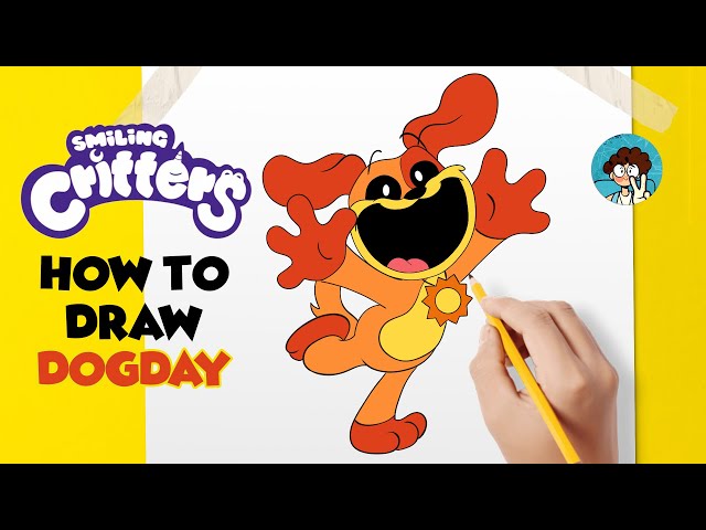 How to draw dogday from smiling critters I Poppy Playtime Chapter 3