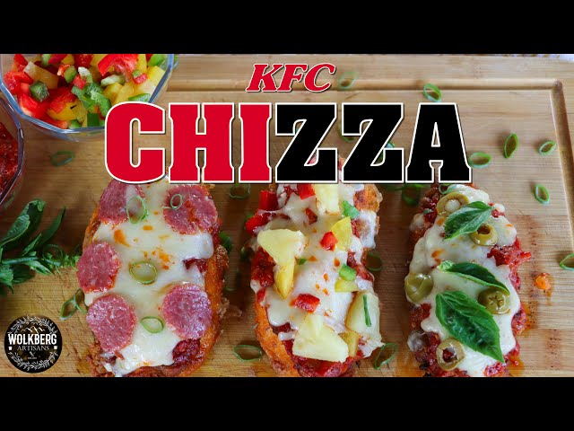 The KFC Chizza, but much BETTER! | The Fried Chicken Pizza | How to make | 3 Different Chizzas | BBQ