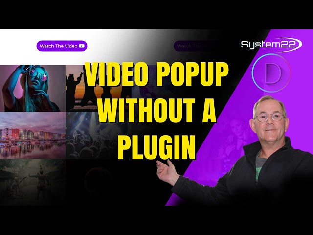 Divi Theme Create A Popup Video With No Plugin
