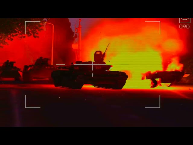Massive fire! target Locked By Main Battle Tank  •  Destroy all Target