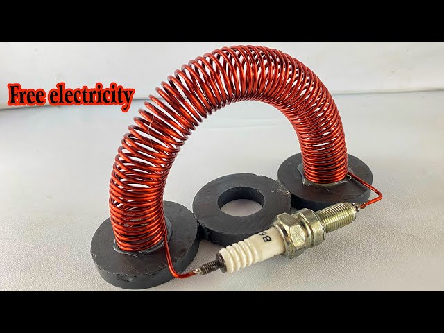 Awesome Experiment Free Energy At Home 2024  #freeenergy  #engineering  #amazing