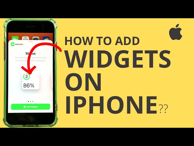 How to Add Widgets on iPhone | iPhone Home Screen Widgets Settings