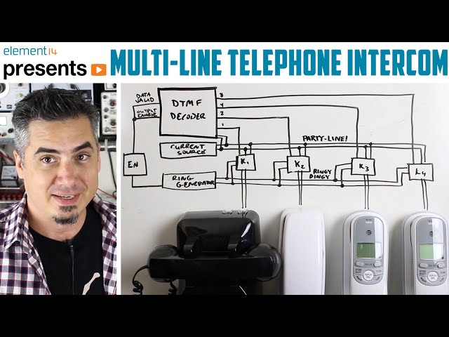 Multi-Line Telephone Intercom