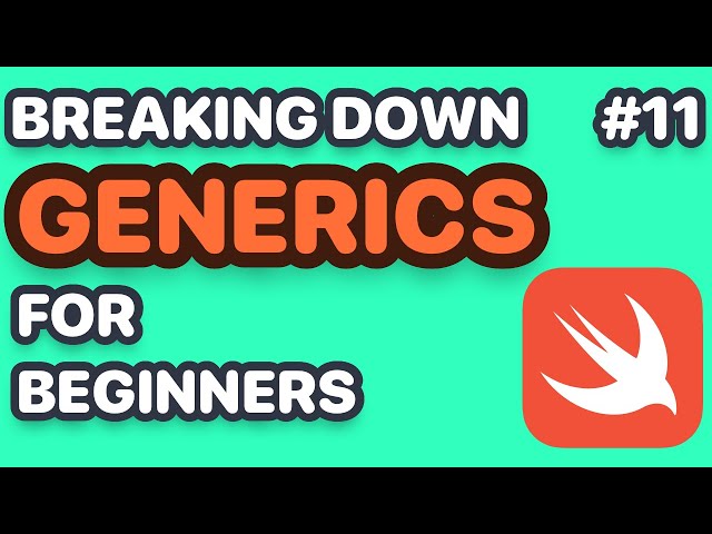 Breaking down Swift Generics (Swift Generics Basics)