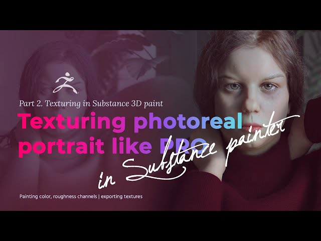 texturing photoreal portrait like PRO