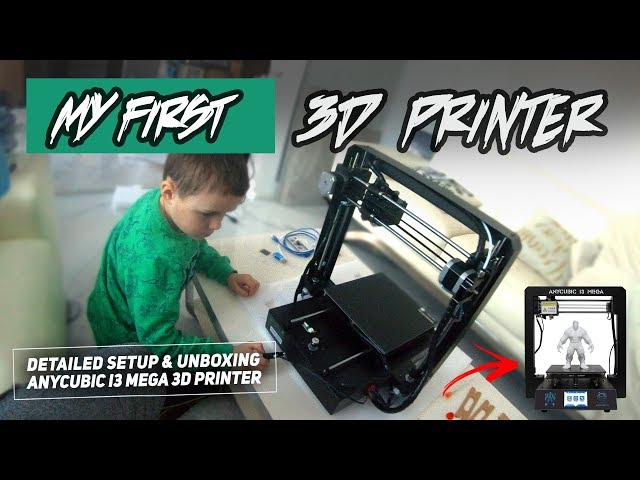 NEW TOY! AnyCubic I3 MEGA 3D Printer - Impressions, Assembly and Figuring the Head Alignment