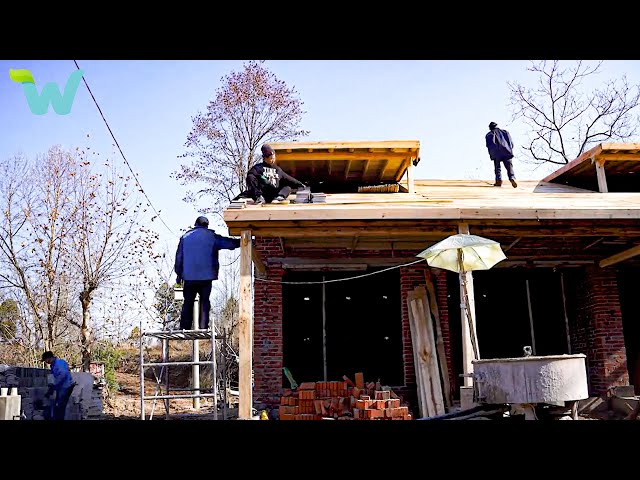 The young man designs and rebuilds a old wooden house in the poor countryside PART2 WU Vlog