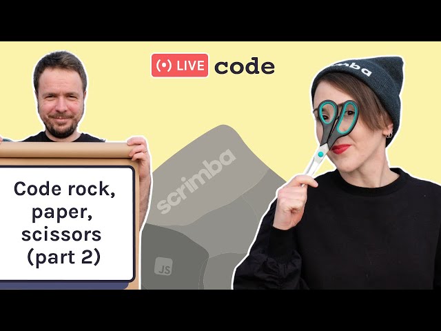 Live code refactor: Rock, paper, scissors | JavaScript, HTML and CSS