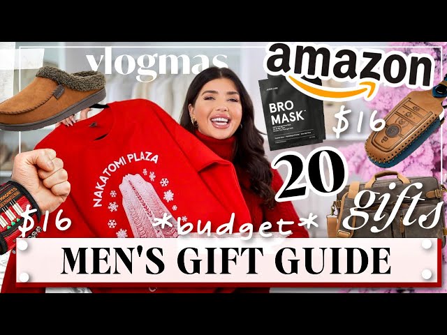 MEN'S AMAZON GIFT GUIDE ✨🎅🏻 20 BUDGET Gift Ideas 2022 | VLOGMAS Day 4 🎄
