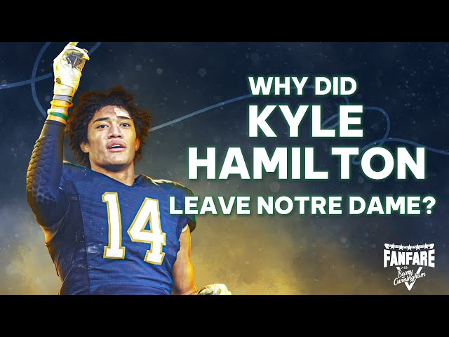 In Kyle Hamilton Interview He Says Why He Left Notre Dame #Shorts