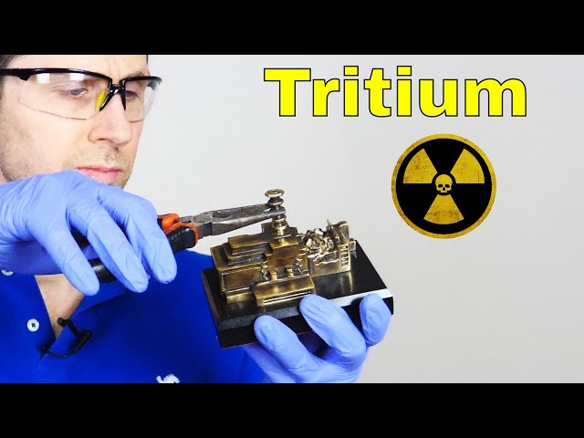 What Happens When You Break a Vial of Radioactive Tritium?