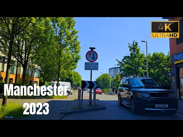 Driving in a Sunny Day 🌞  in Manchester with Relaxing Music 🎶  / Drive With Me / Driving Video 2023