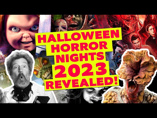 Halloween Horror Nights 2023 - Full Lineup Revealed! | DrScreams