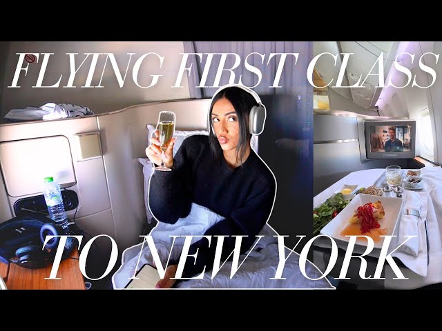 NYC diaries | my first time in new york, exploring ALONE, making new friends & flying first class