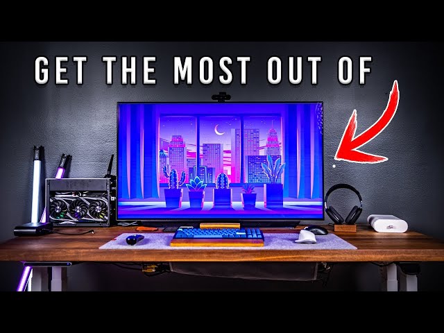 Using a 4K OLED TV as a Monitor? Watch this!