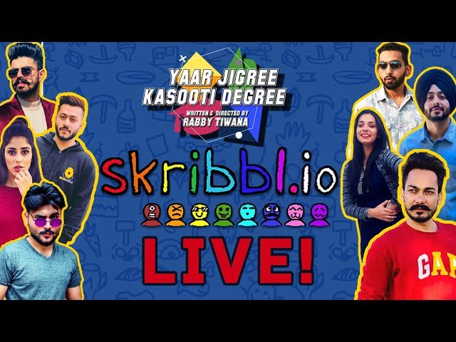 Playing Skribbl Live with Yaar Jigree Kasooti Degree Cast | YJKD Season 2 After Lockdown