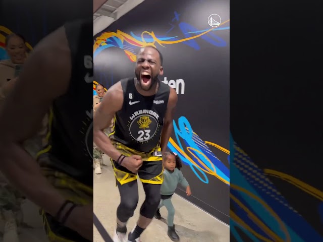 Draymond Green's Postgame W Energy is ELECTRIC ⚡️ | #shorts