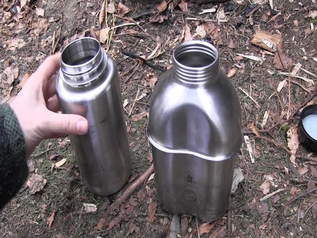Nalgene Bottle vs Military Canteen (Stainless Steel)
