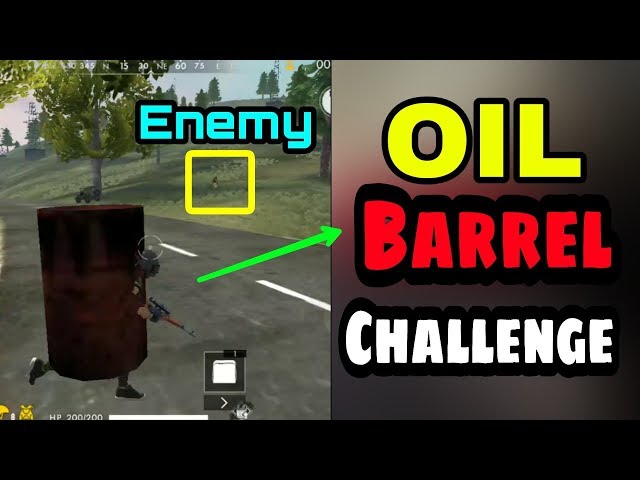 Oil barrel Challenge || Garena Free Fire || BOOYAH