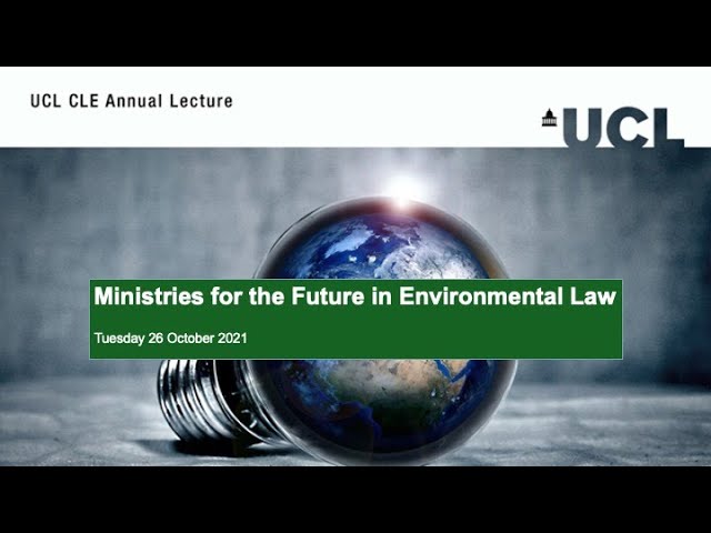 Ministries for the Future in Environmental Law