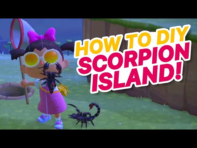 How To Catch A Scorpion! How To DIY Scorpion Island 450k BELLS IN 30MIN Animal Crossing New Horizons