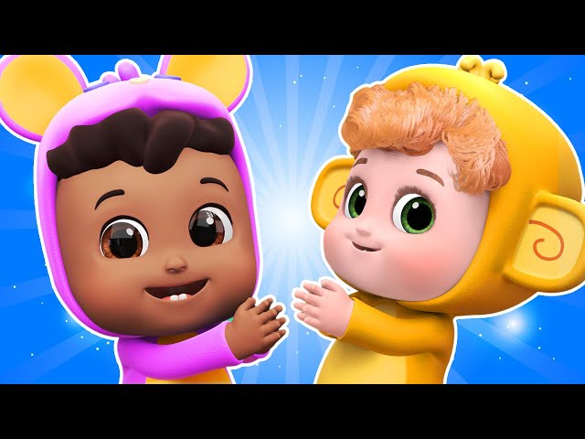 How to Clap your hands | 𝑵𝑬𝑾  If you are happy | Baby Songs & Rhymes - Blue Fish | 4K videos 2024
