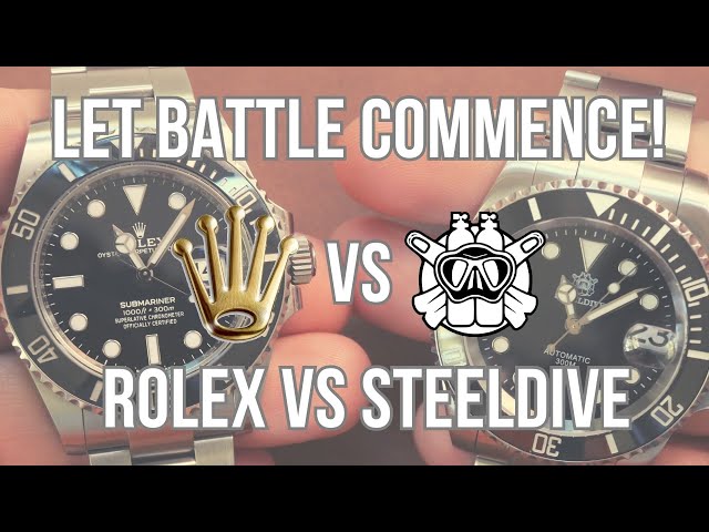 Battle of the Submariners - Rolex vs SteelDive Showdown & Comparison!